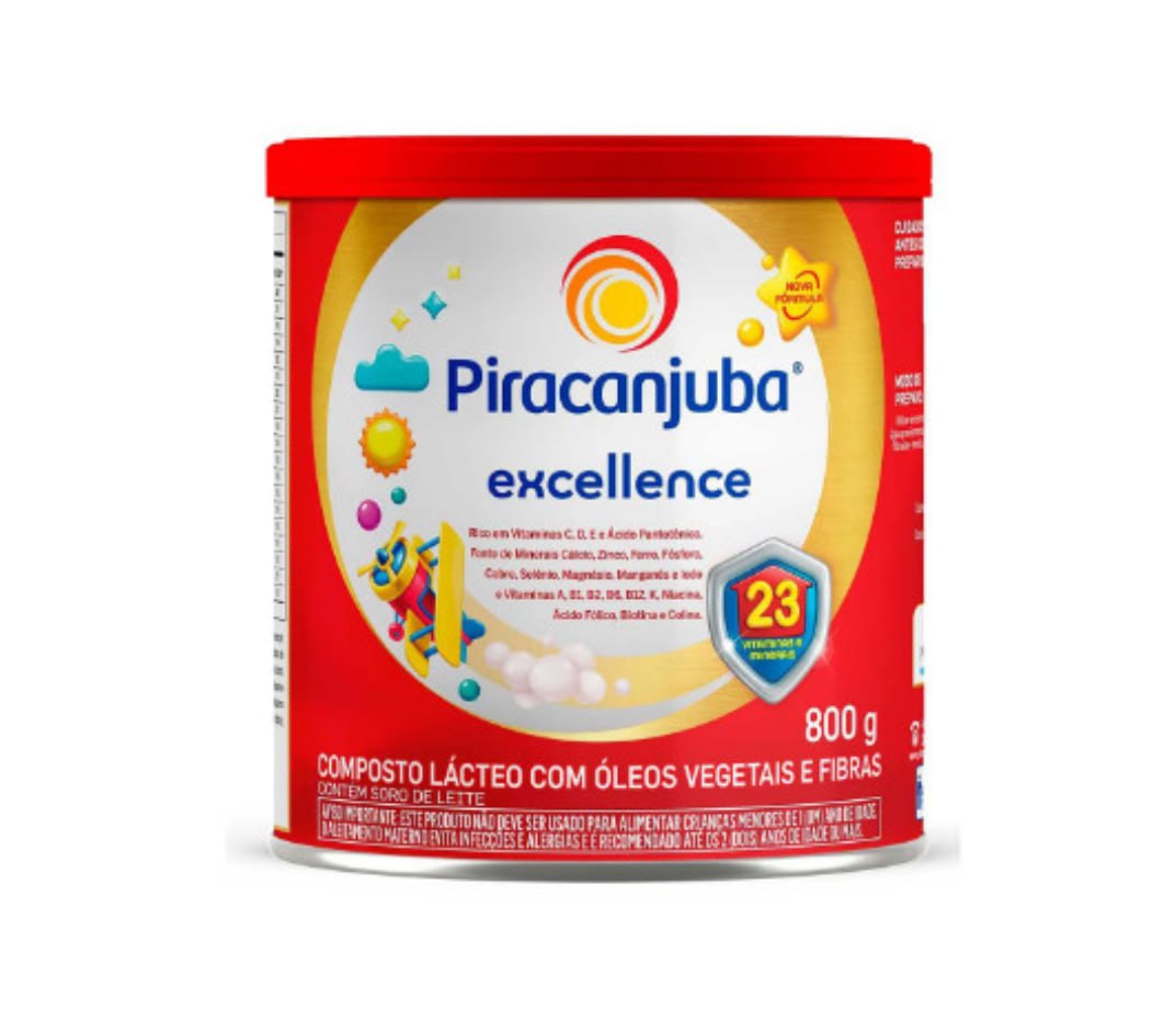 Composto Lácteo Piracanjuba Excellence Lata 800g