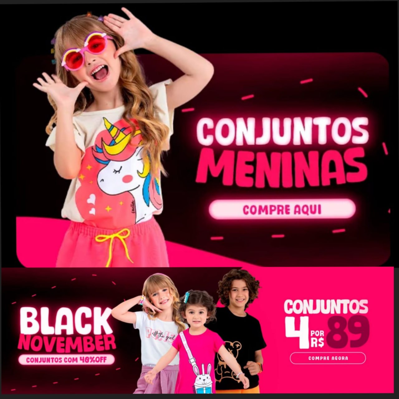😍Conjuntos  Menina