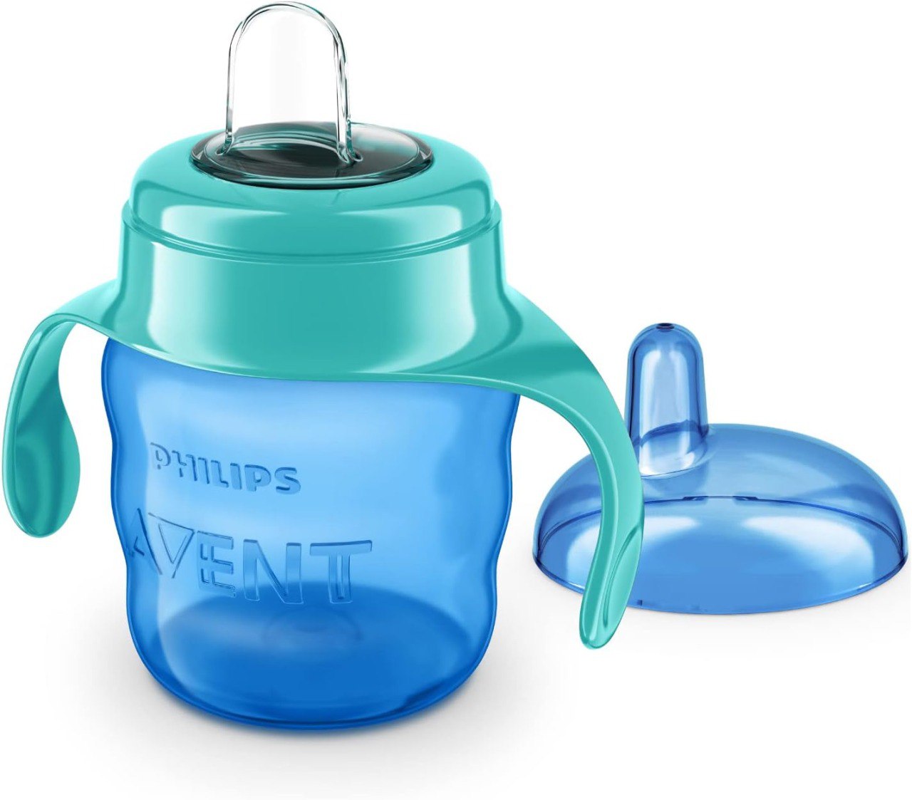 Copo de Transição com Bico  de Silicone e Alça de Apoio, Avent Philips - 200ml por R$30.87