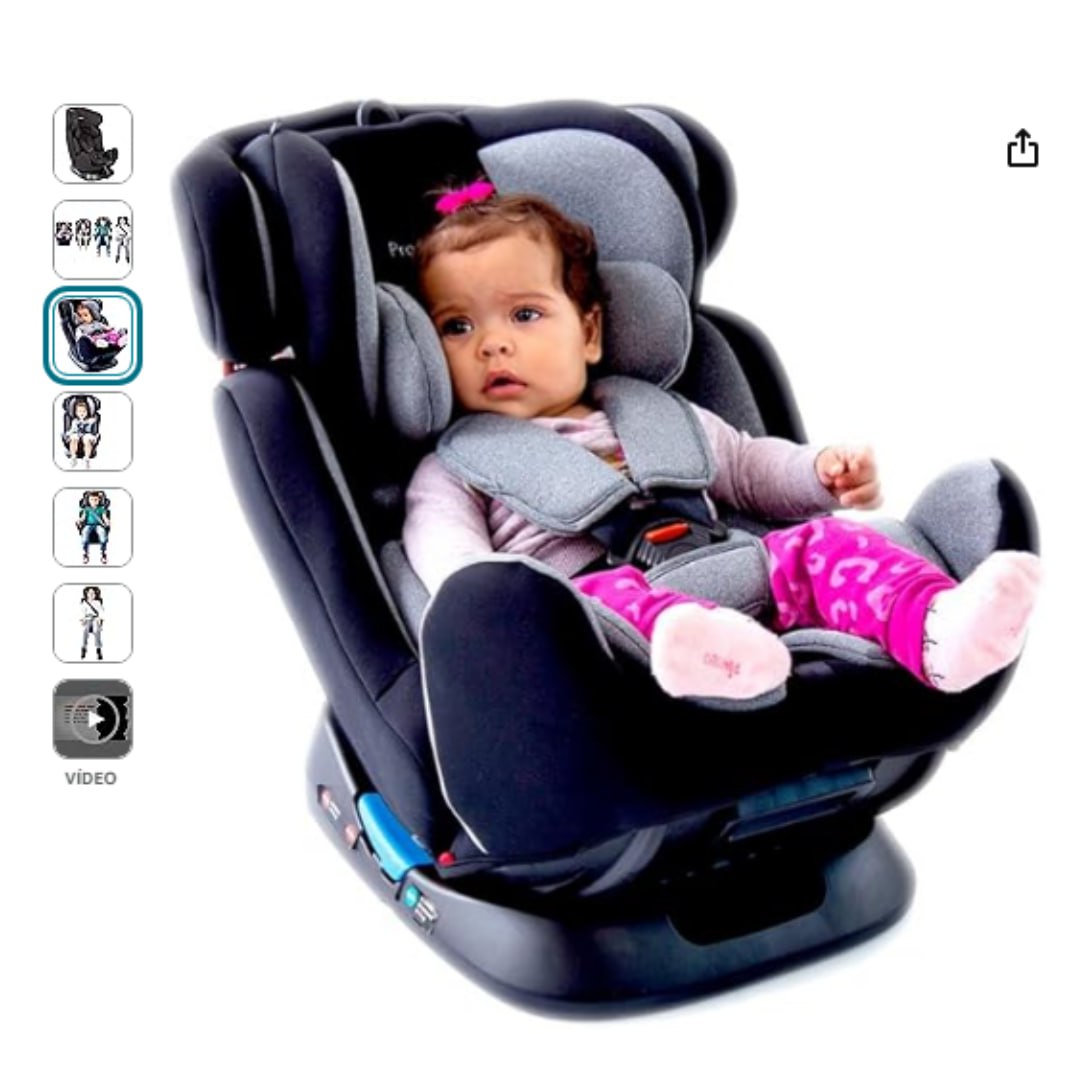 Cosco Kids, Cadeirinha Progress, 0 a 36kg, Preto