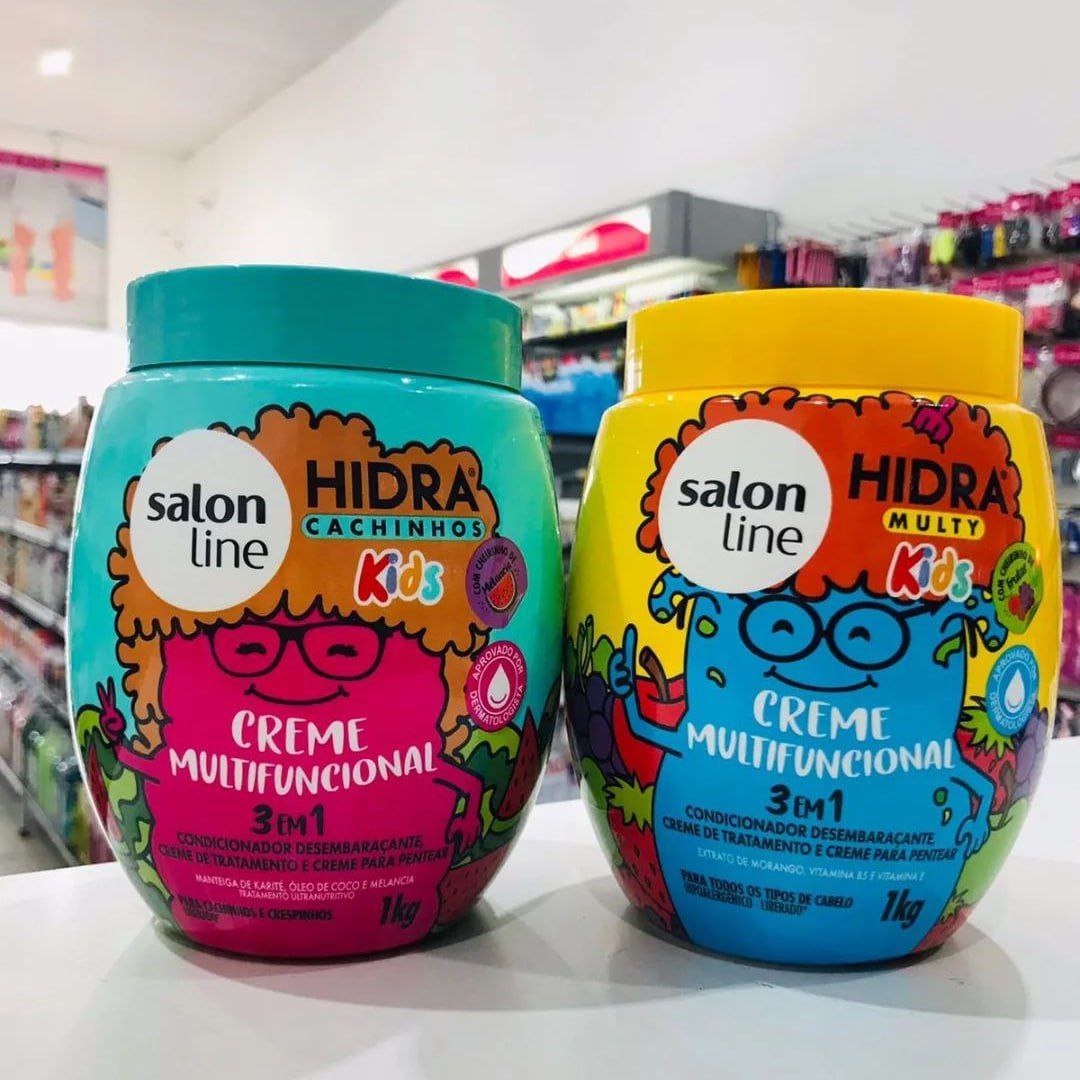 Creme Multifuncional 3 em 1 Hidra Kids 1Kg Salon Line