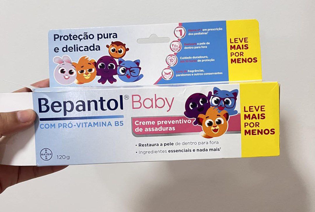 Creme Preventivo de Assaduras Bepantol Baby 120g