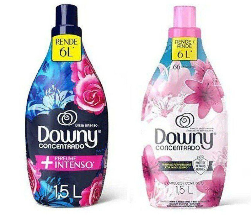 Downy Amaciante Concentrado, 1,5L -  Brisa Intenso ou Frescor da Primavera
