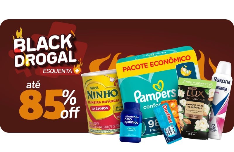 Esquenta Black na Drogal