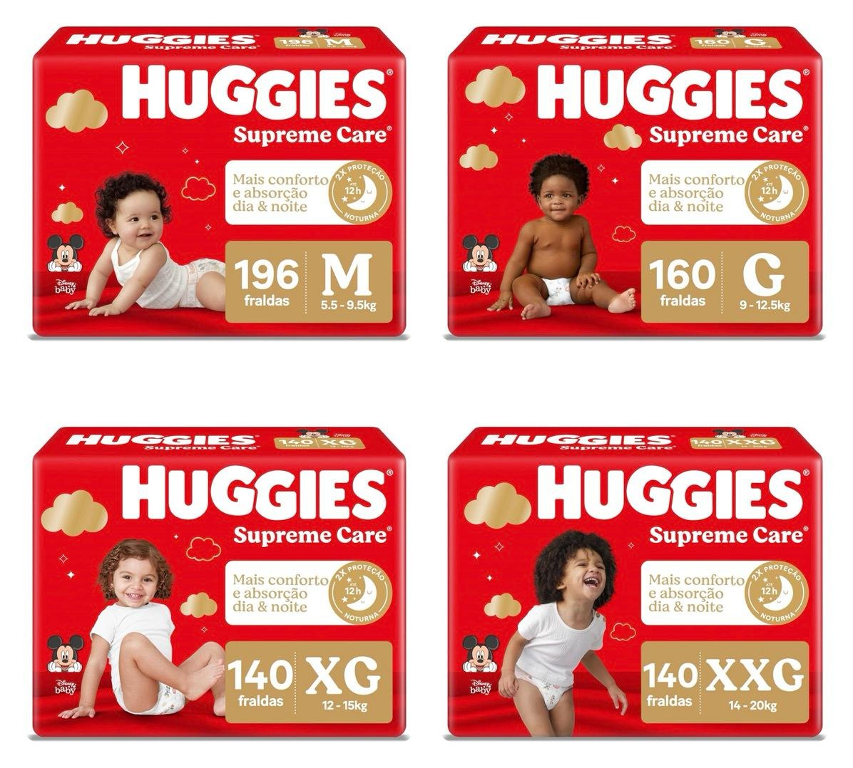 Fralda Huggies Supreme Care