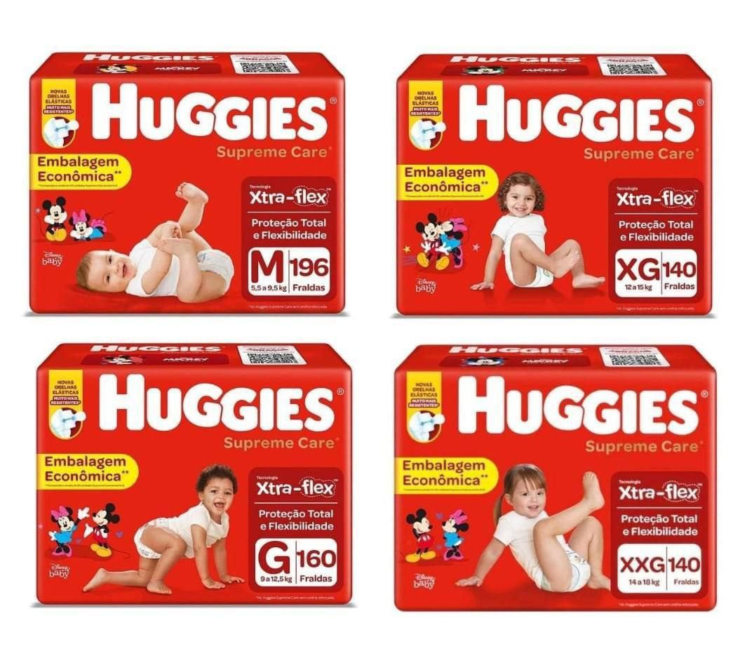 Fralda Huggies Supreme Care