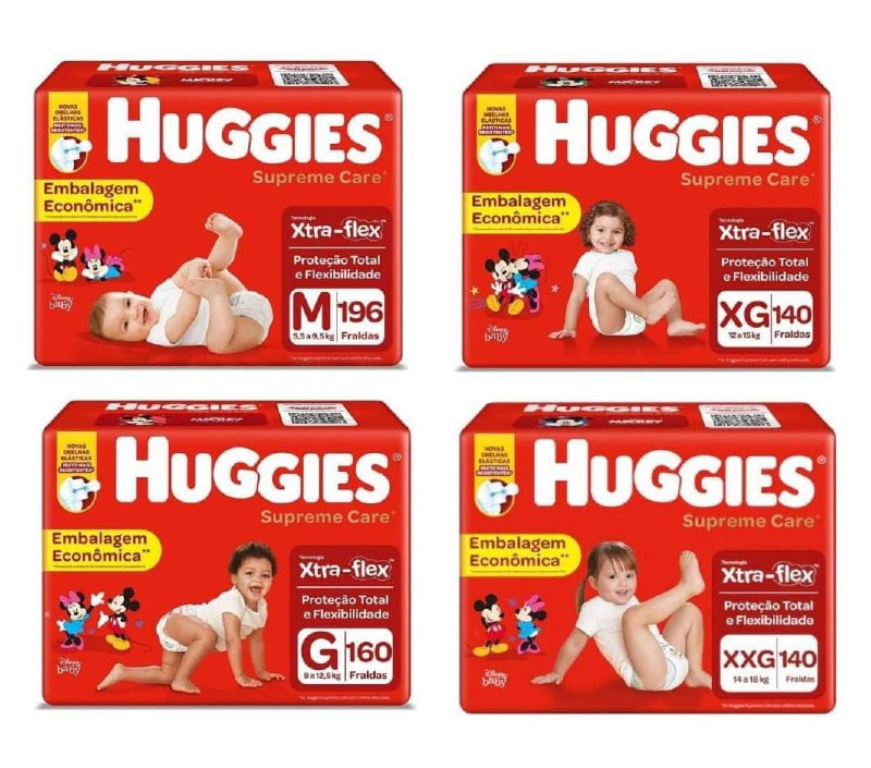 Fralda Huggies Supreme Care Ultra