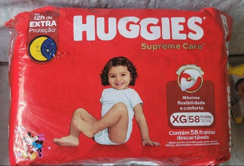 Fralda Huggies Supreme Care XG 58 Unidades