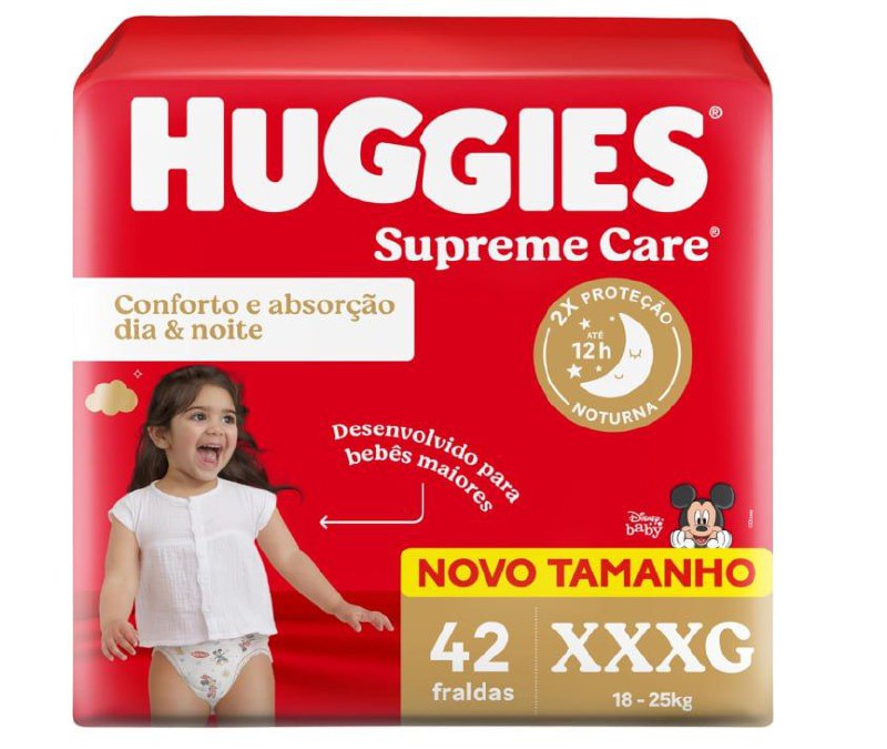Fralda Huggies Supreme Care XXXG 42 Unidades