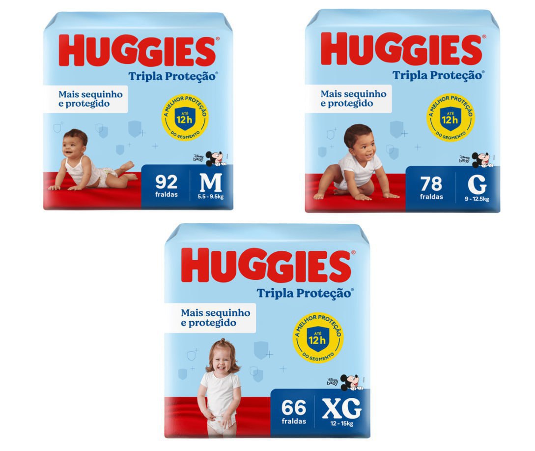 Fralda Huggies Tripla Proteção