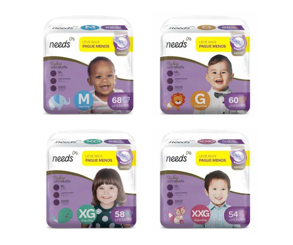 Fralda Needs Baby Ultrasafe Hiper