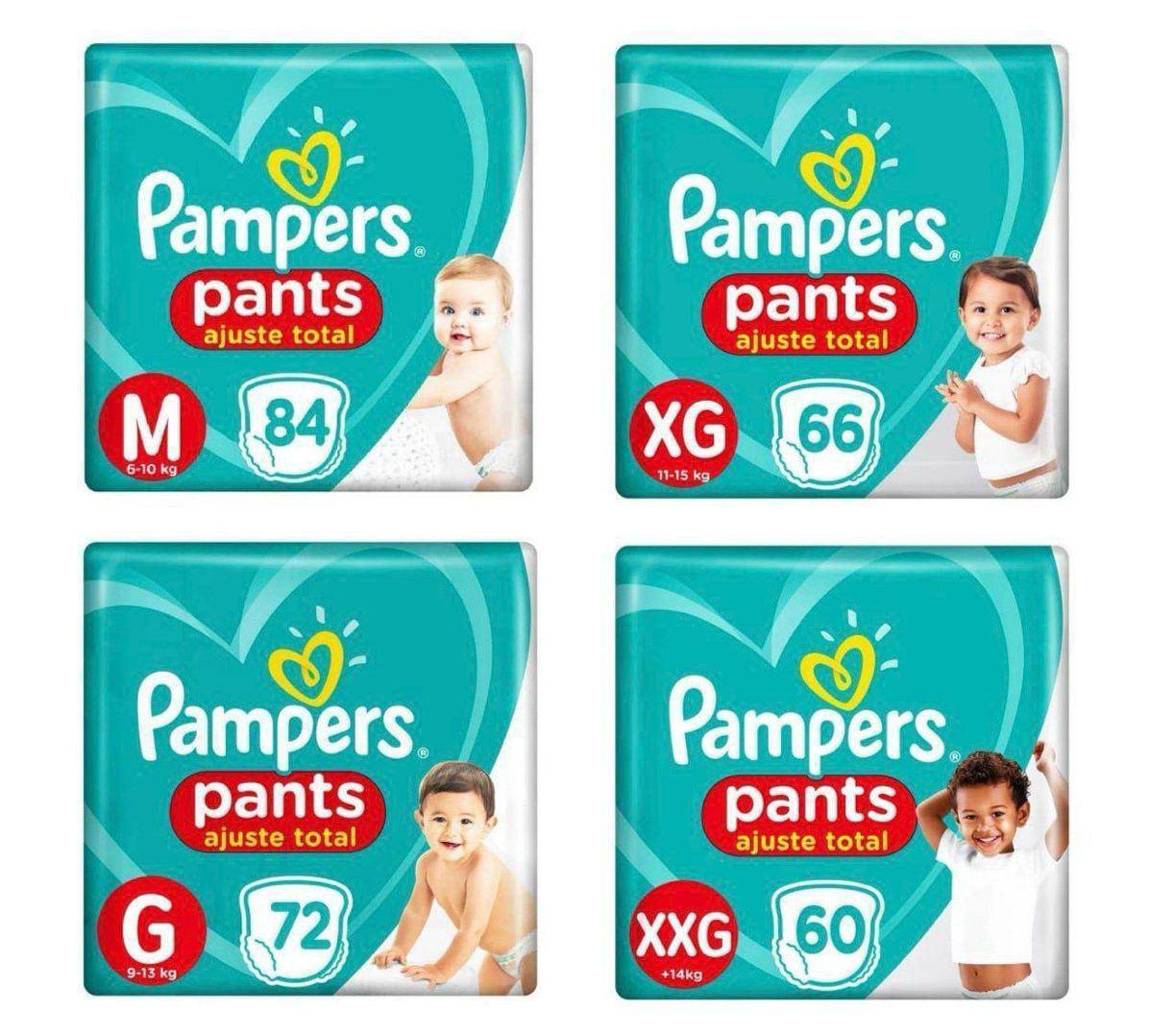 Fralda Pampers Pants Ajuste Total