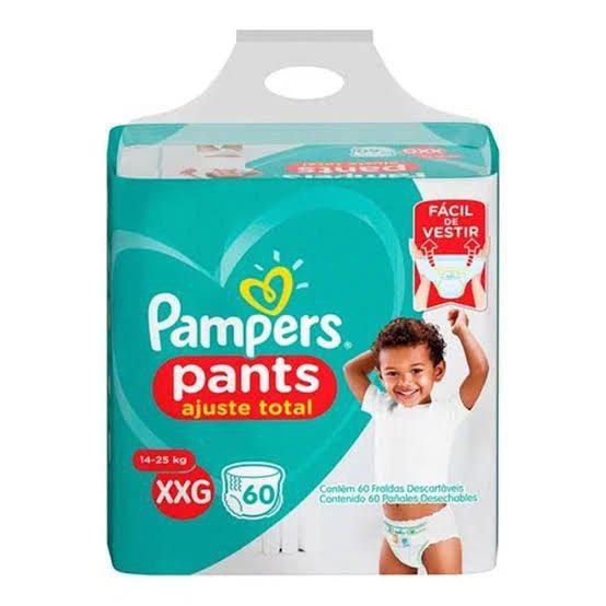 Fralda Pampers Pants Ajuste Total XXG com 60 unids