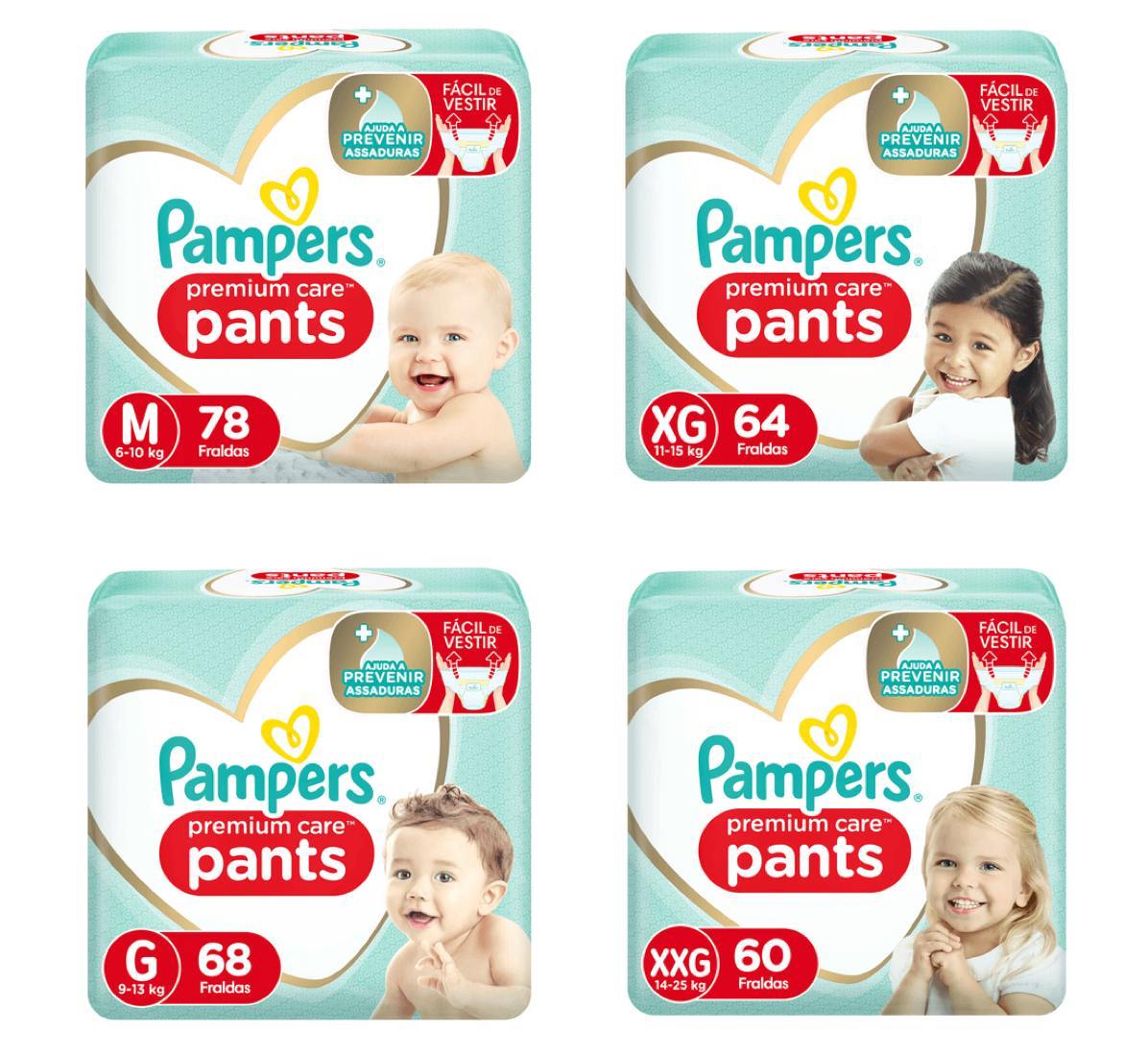 Fralda Pampers Pants Premium Care