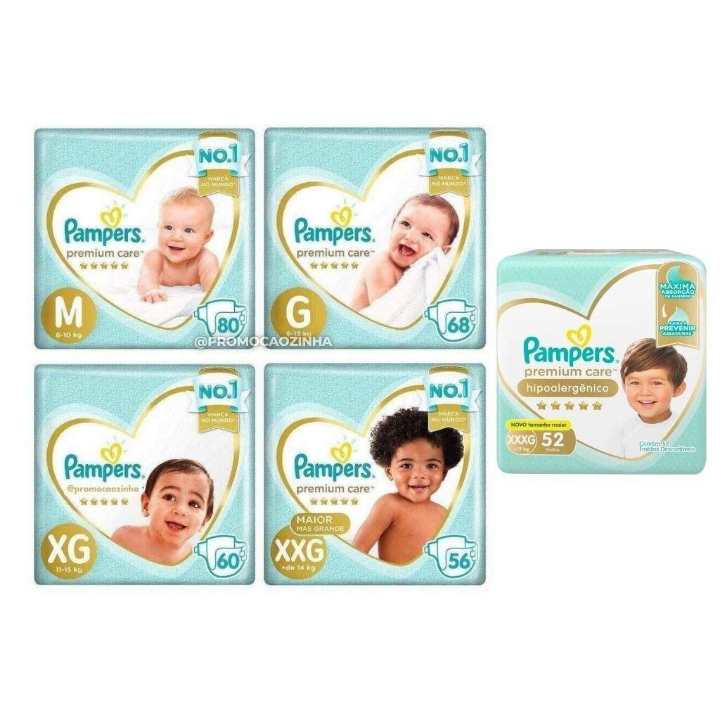 Fralda Pampers Premium Care