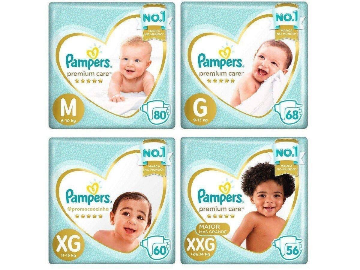 Fralda Pampers Premium Care