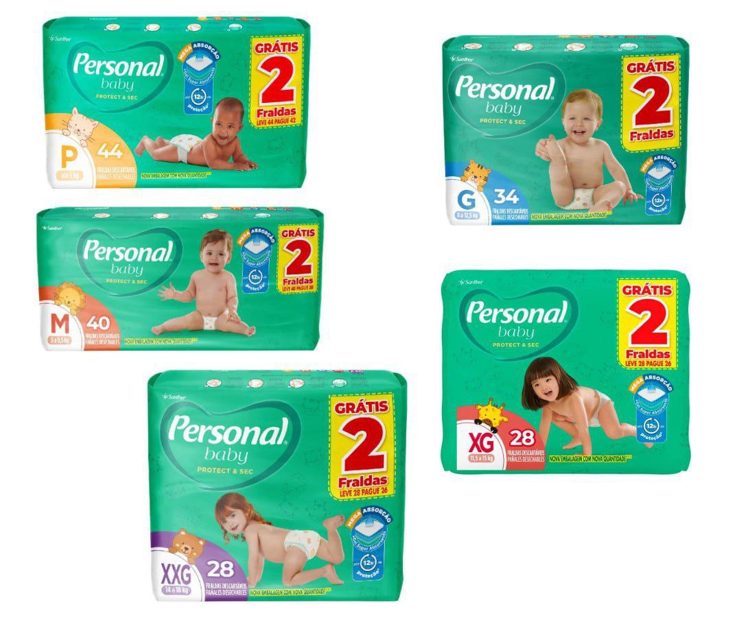 Fralda Personal Baby Protect &Sec