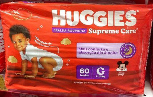 Huggies Fralda Roupinha Supreme Care G 60 Un