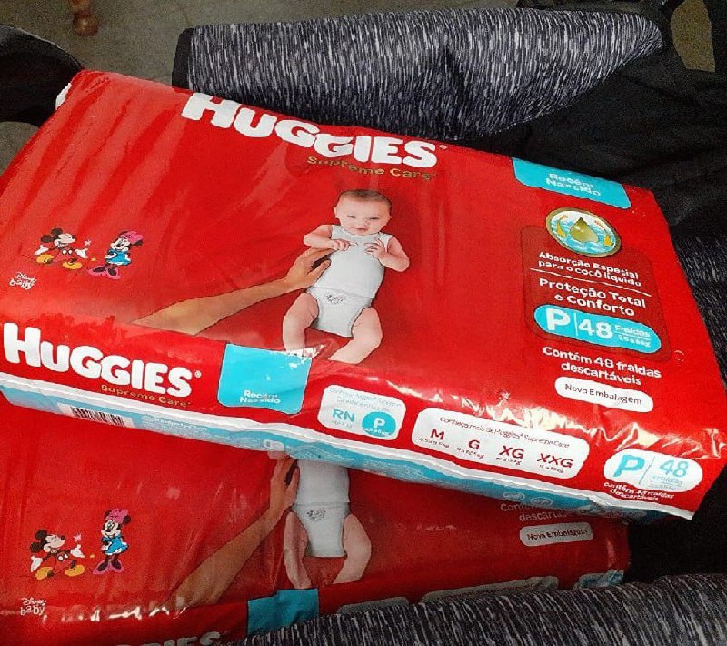 👉 Huggies Fralda Supreme Care P 48 Unidades