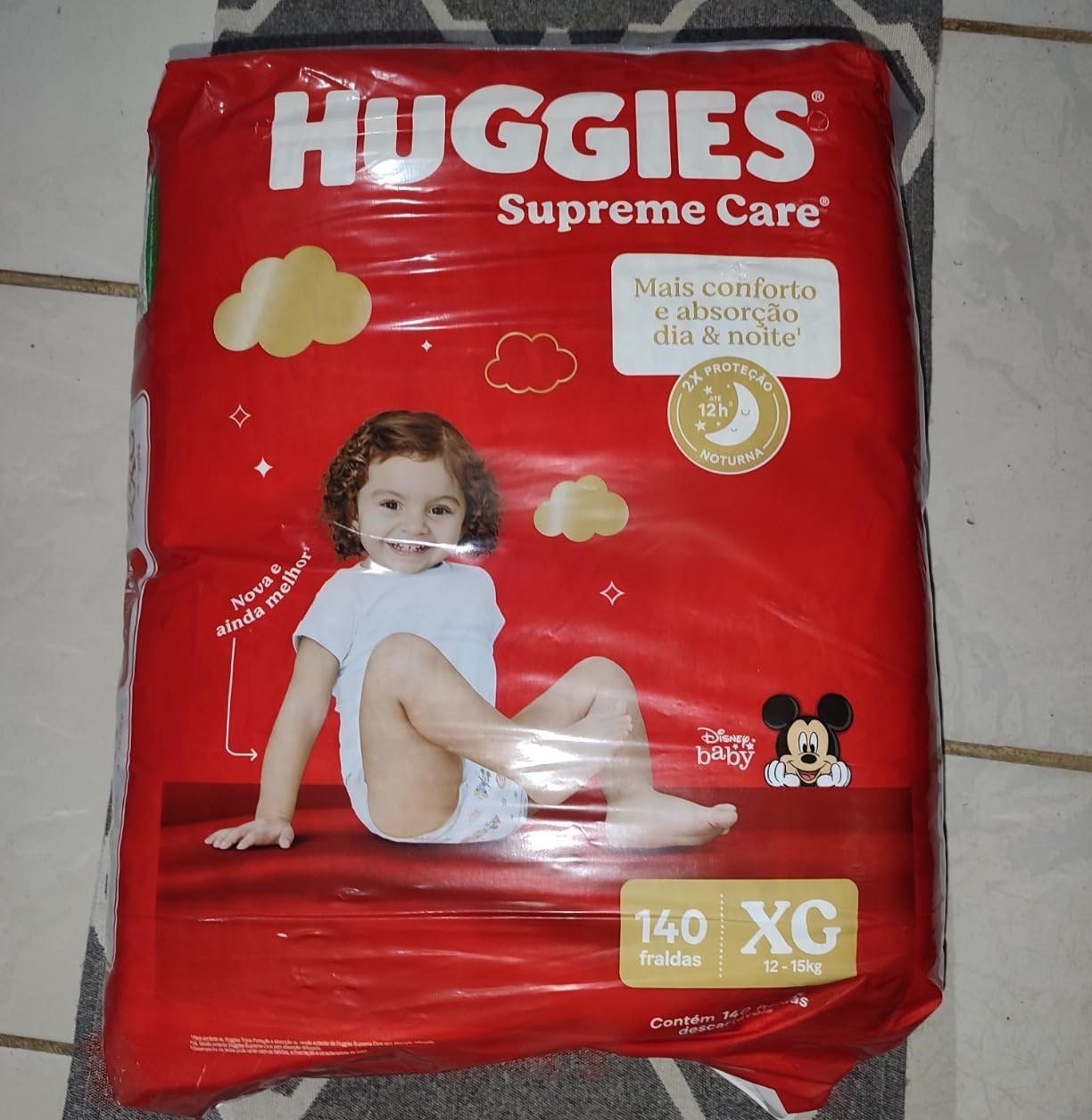 Huggies Fralda Supreme Care XG 140 Un