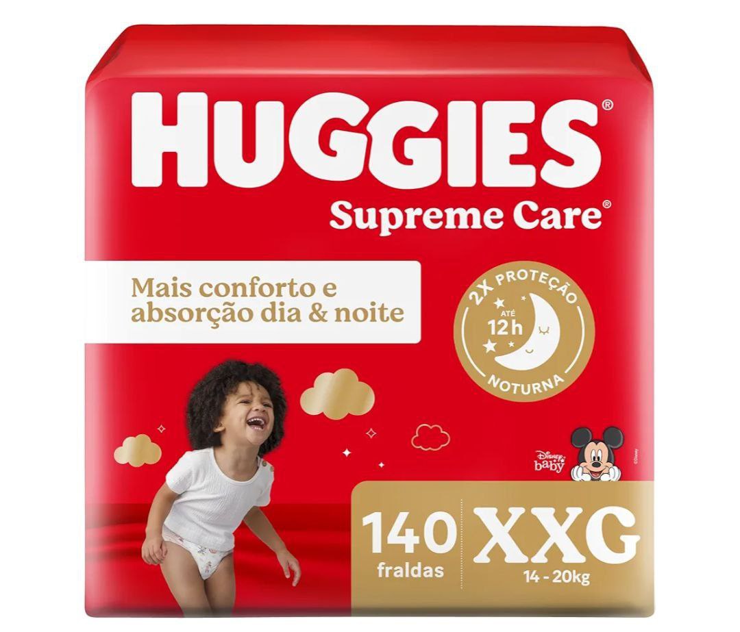 Huggies Fralda Supreme Care XXG 140 Un