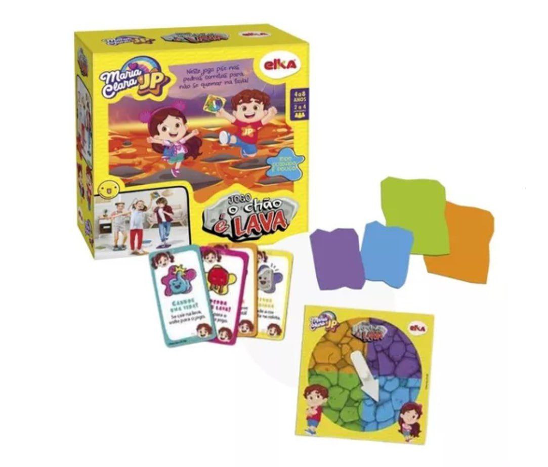 Jogo O Chão é Lava Maria Clara e JP Elka
