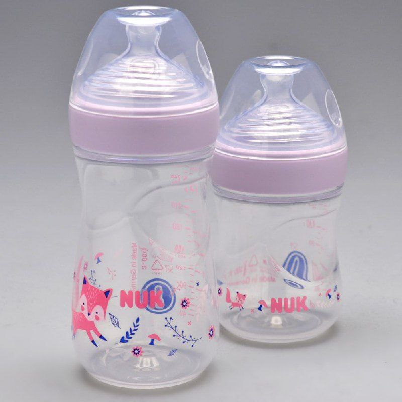 Kit de Mamadeiras Anticólica Essence Smart Flow 150 e 270ml NUK - Lilás