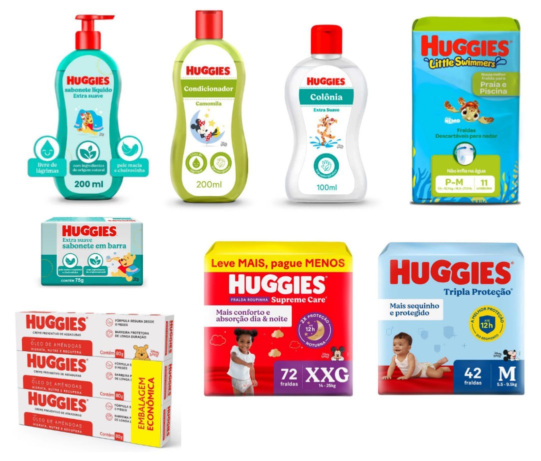 Linha Huggies com super desconto + 15% off do cupom