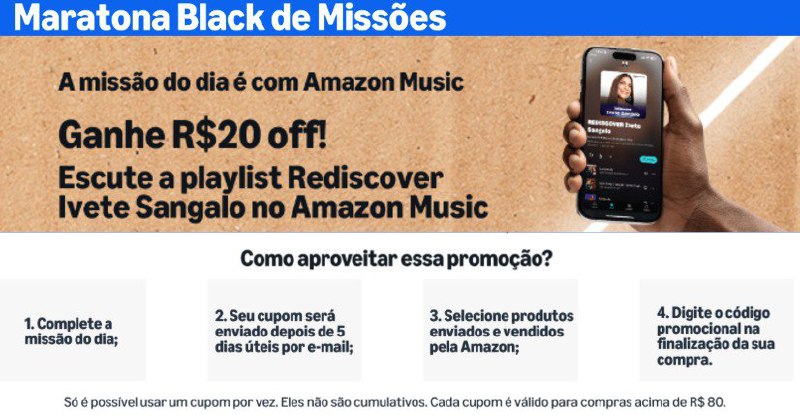 😍 Missão Dia 27/11 - Vale cupom ‼️