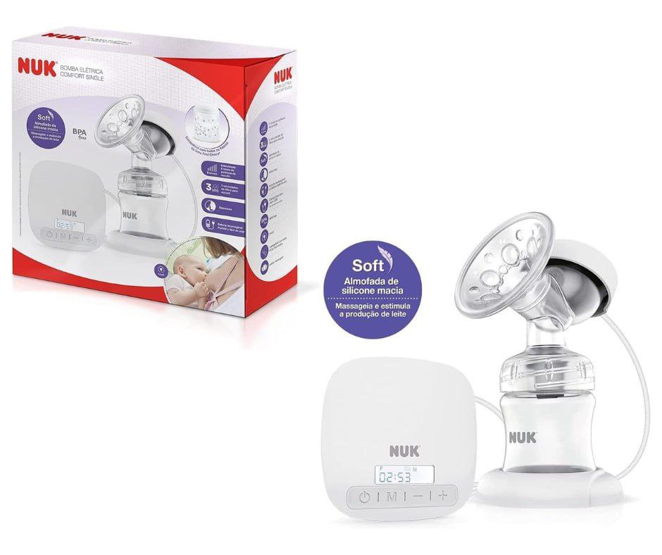 NUK Bomba Elétrica Comfort Single Branco