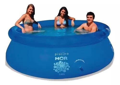 Piscina Splash Fun Redonda Inflável 2400 litros Mor
