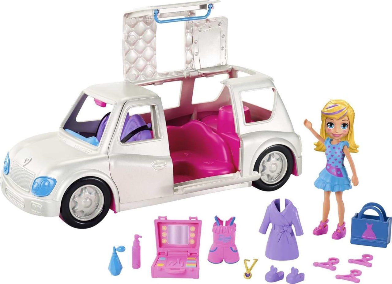 👉Polly Pocket! Limousine Fashion Gdm19 Mattel Colorido