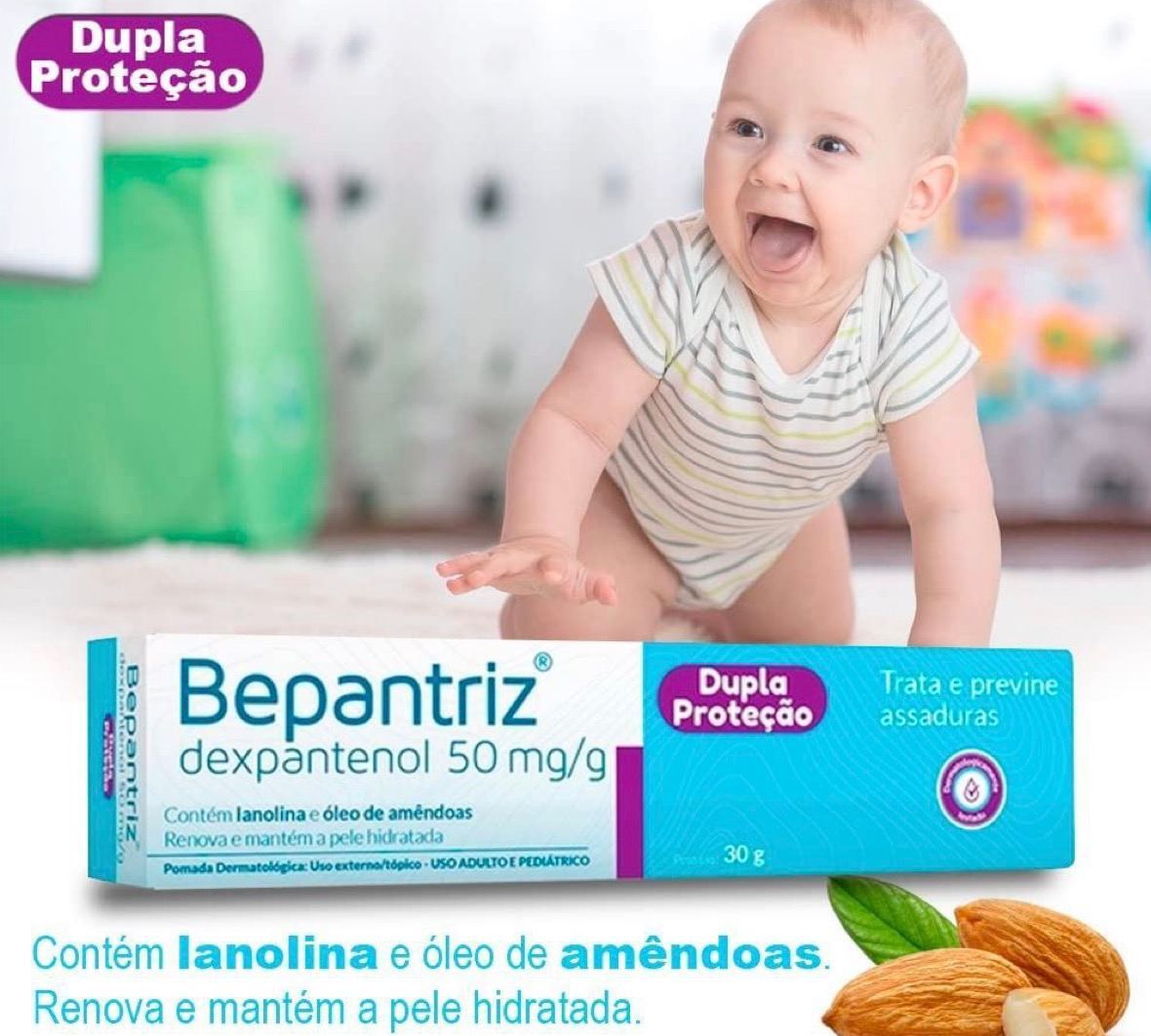 Pomada Bepantriz Dupla Proteção 30g