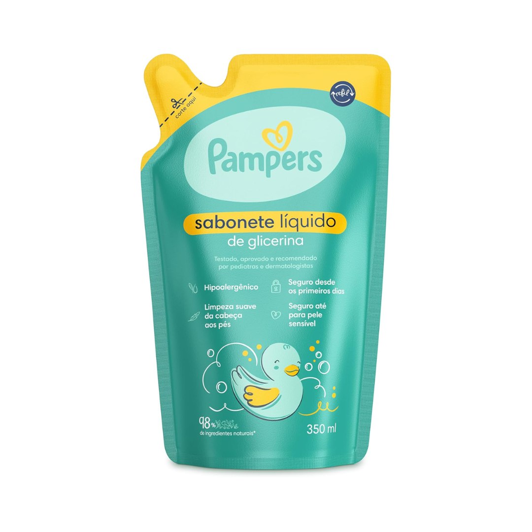 Refil Sabonete Liquido Pampers 350ml