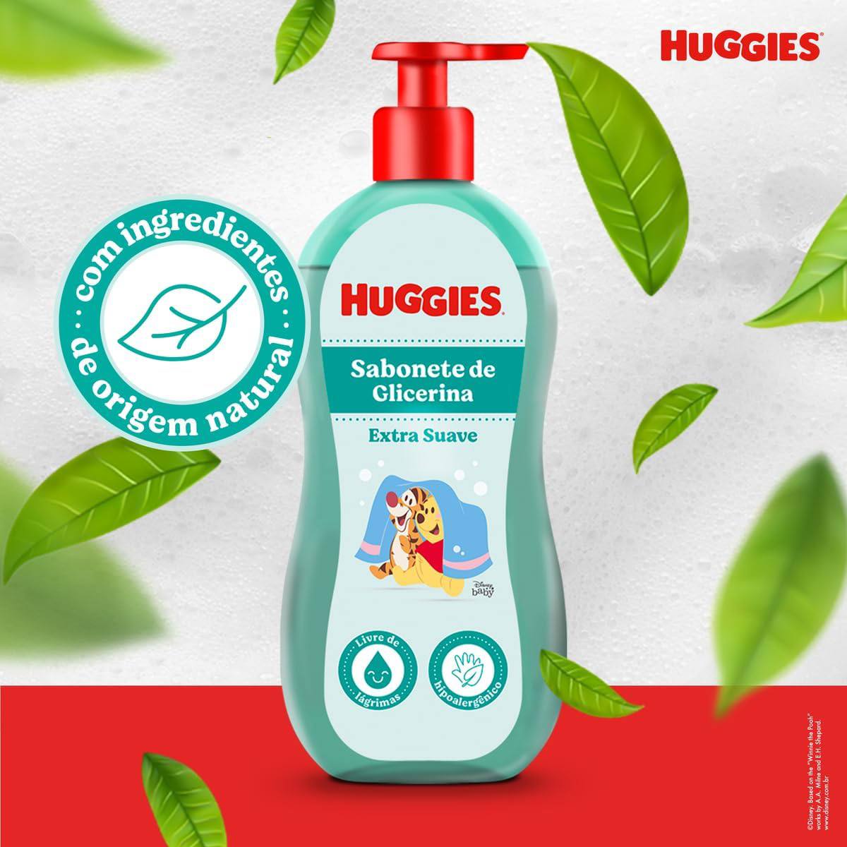 Sabonete Líquido Huggies Extra Suave 200ml