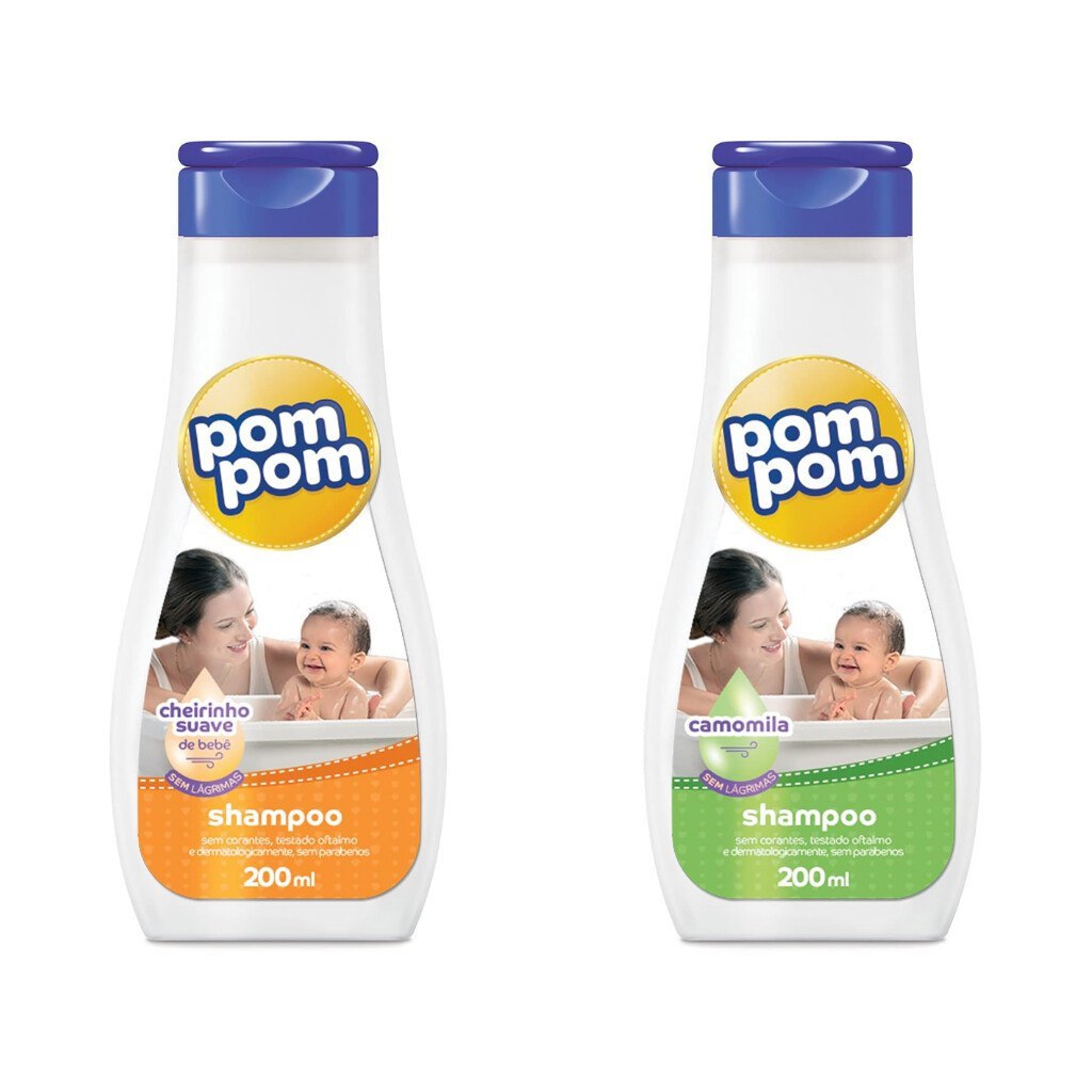 Shampoo Pom Pom 200Ml - Camomila ou Suave