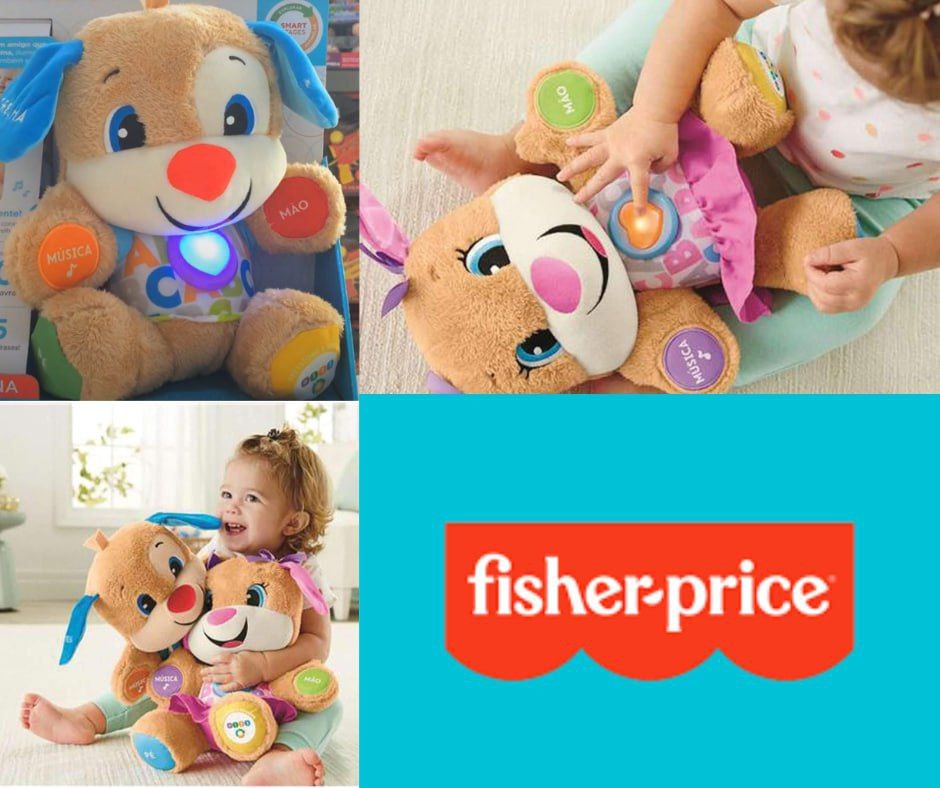 Smart Stages Aprender e Brincar Fisher Price Cachorrinho e Irmã do Cachorrinho