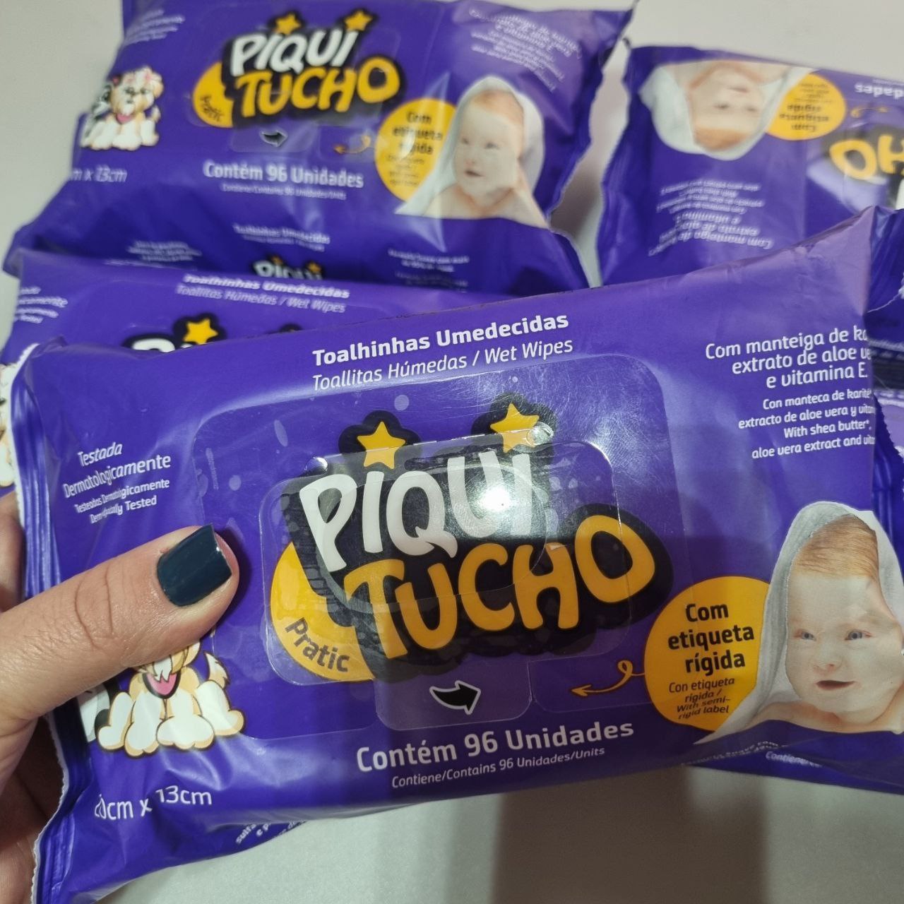 Toalhas Umedecidas Pratic, 96 Unidades, Piquitucho