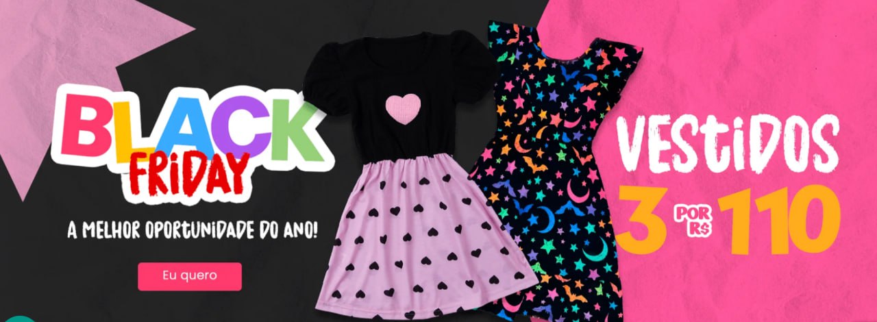 😍Vestidos Infantis 3 por R$110,00