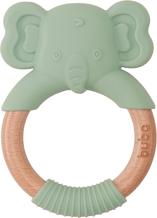 Buba Mordedor Elefante Em Silicone Verde