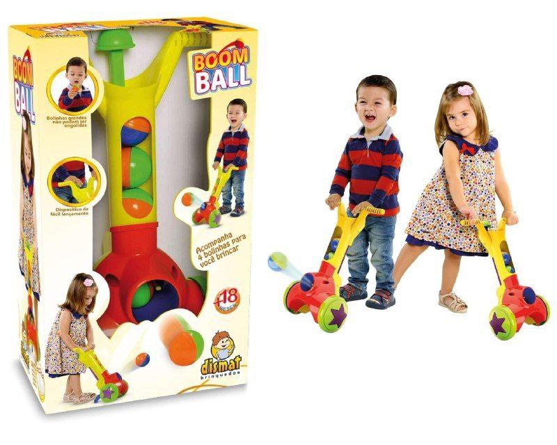 Andador Boom Ball com 4 Bolinhas Dismat