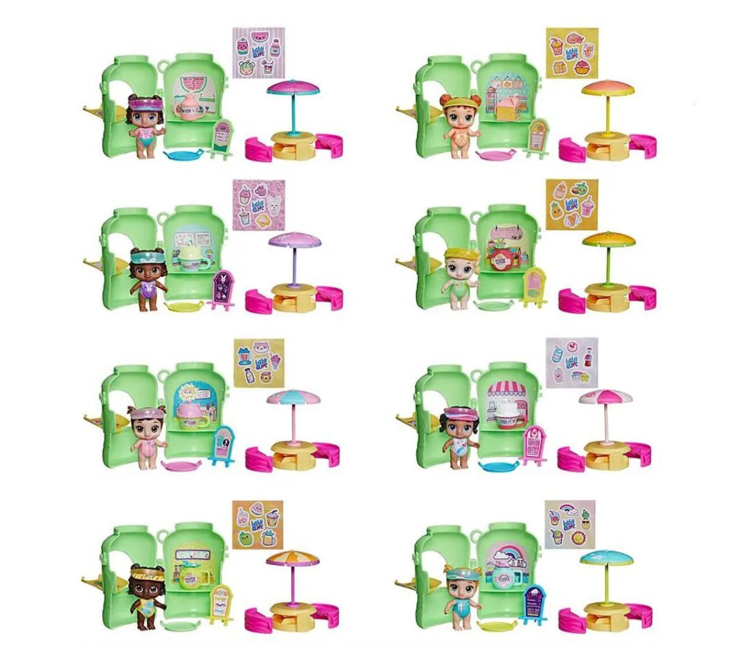Boneca Bebê Foodie Cuties Bottle, Baby Alive Cores Variadas