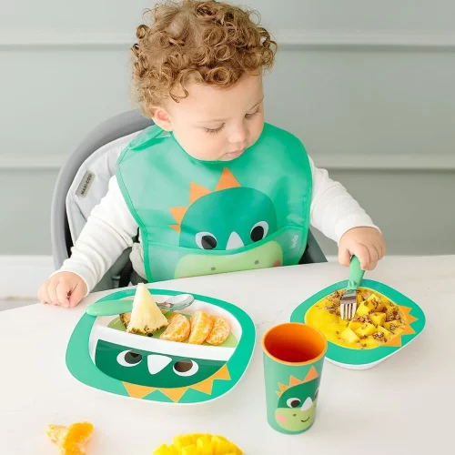Buba Kit Refeicão 3 Peças Zoo Dino