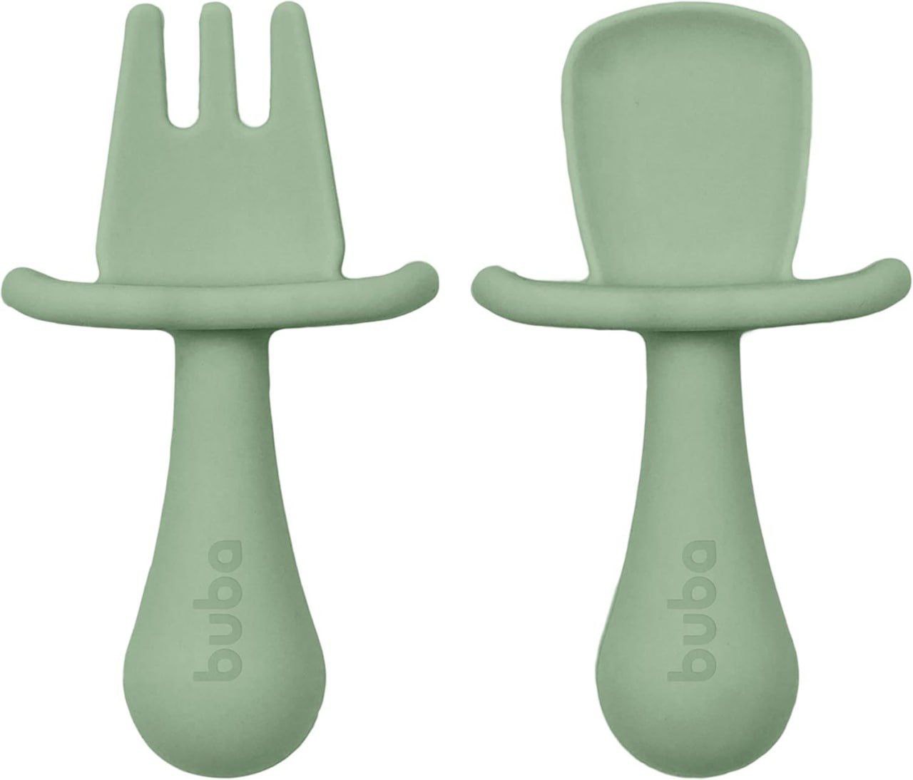 Buba Kit Talheres Silicone Verde