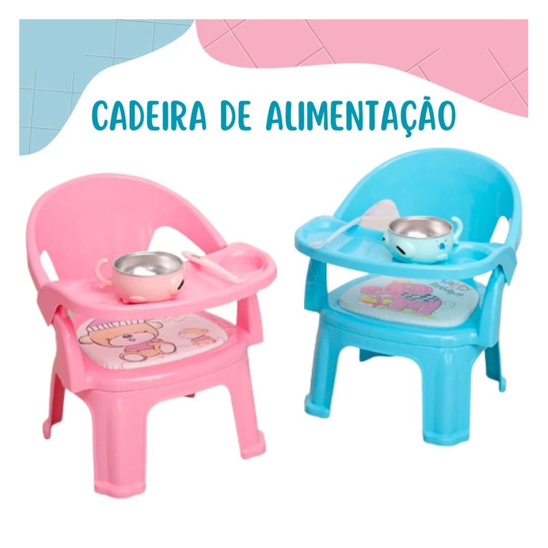 Cadeira Cadeirinha De Alimentaçã Refeição Para Bebê Assento Com Som - Portátil