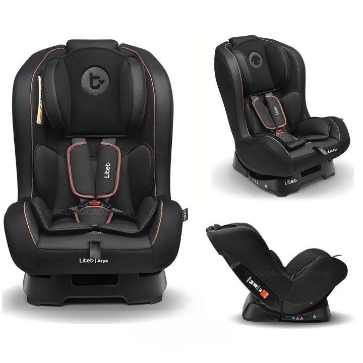 Cadeira para Auto Arya 0-25 Kg Preta Litet - BB448