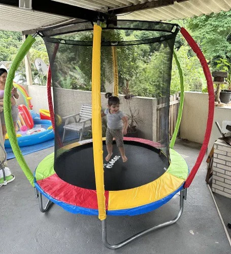 Cama Elástica Trampolim Pula Pula Premium 1,52m com Rede