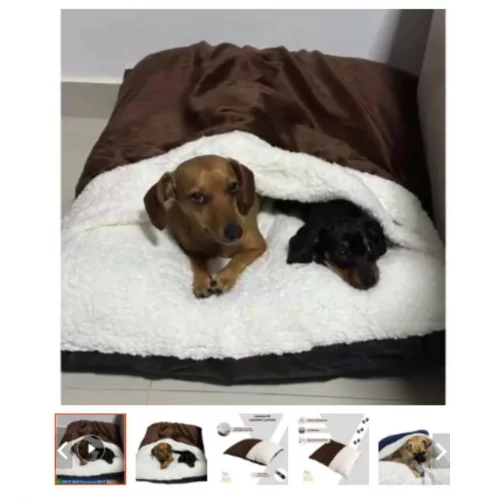 Caminha de Cachorro Saquinho de Dormir Para Gato Pele de Carneiro Cama Pet Canguru Saco De Dormir