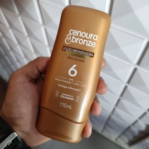Cenoura e Bronze Loção Bronzeadora Com Cor Fps6