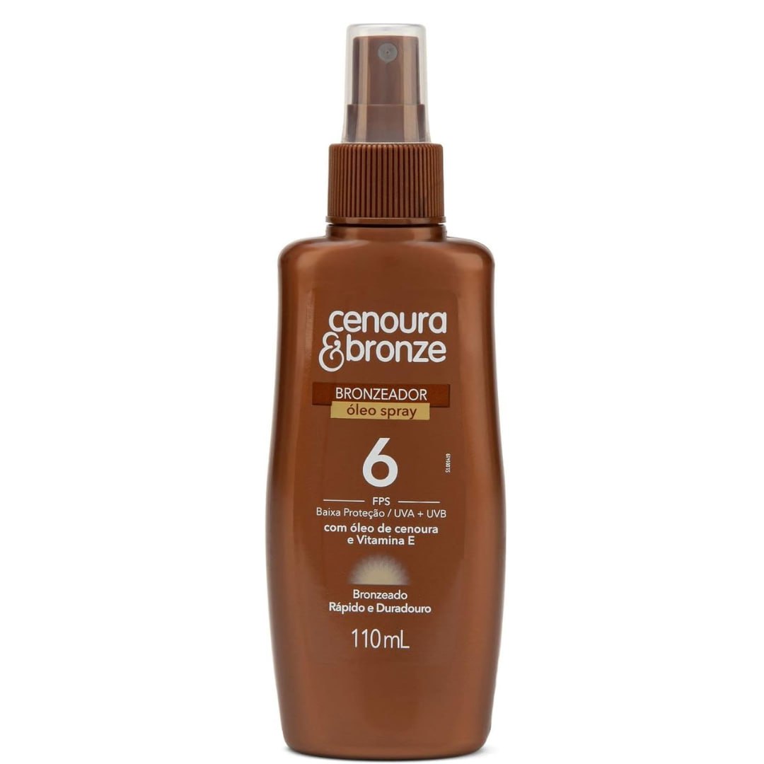 ⚡️Cenoura e Bronze Óleo Bronzeador Spray Fps6